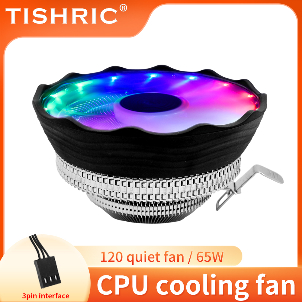Case Fan - TISHRIC CPU Cooler Fan RGB PWM