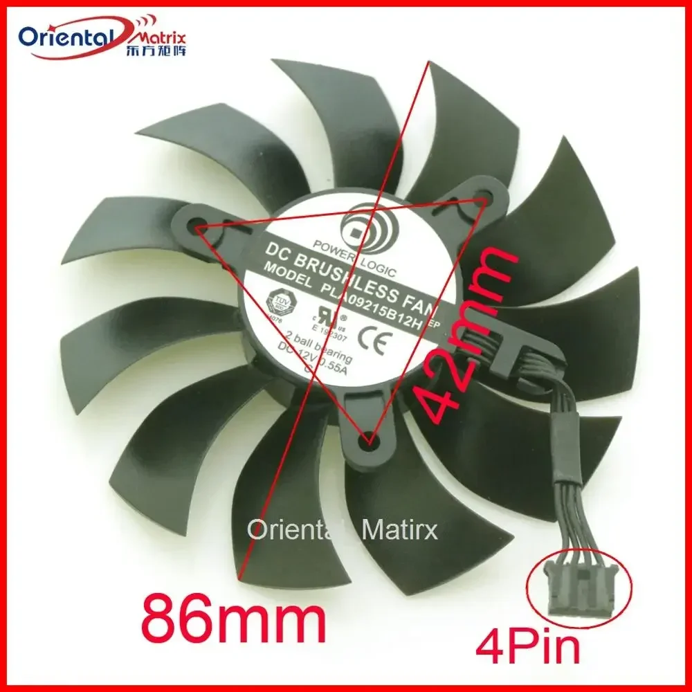 PLA09215B12H 12V 0.55A 86mm 4P - Gpu Cooler review and price