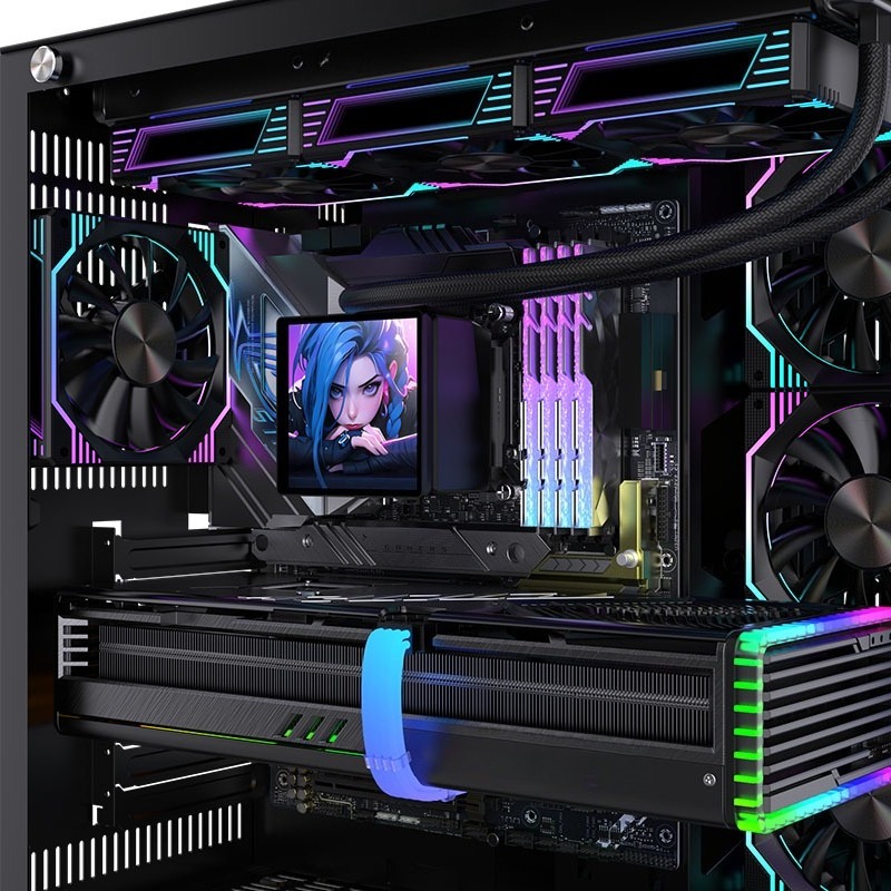 DIY Animated Screen Magnetic T - Aio Liquid Cooler review and price