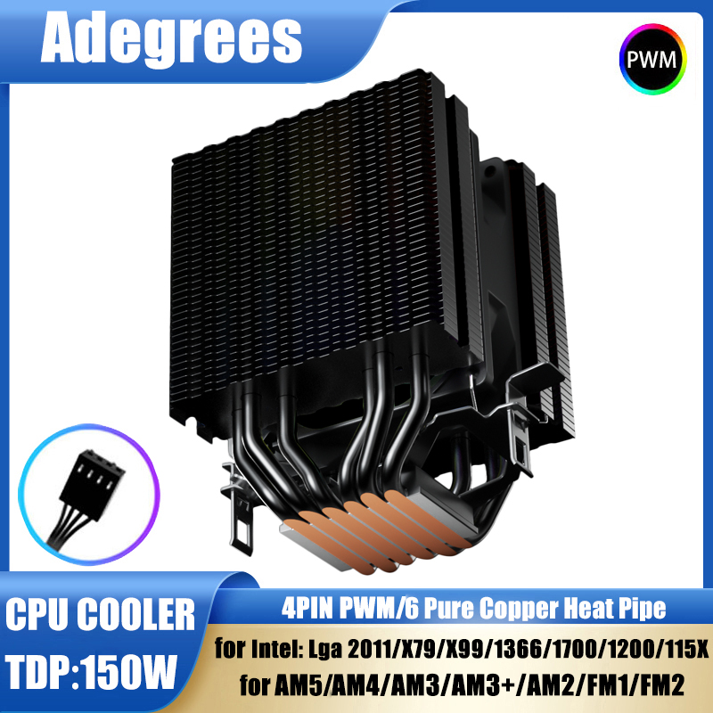 6 Heat Pipes CPU Air Cooler 4  - Air Cooler Cpu review and price