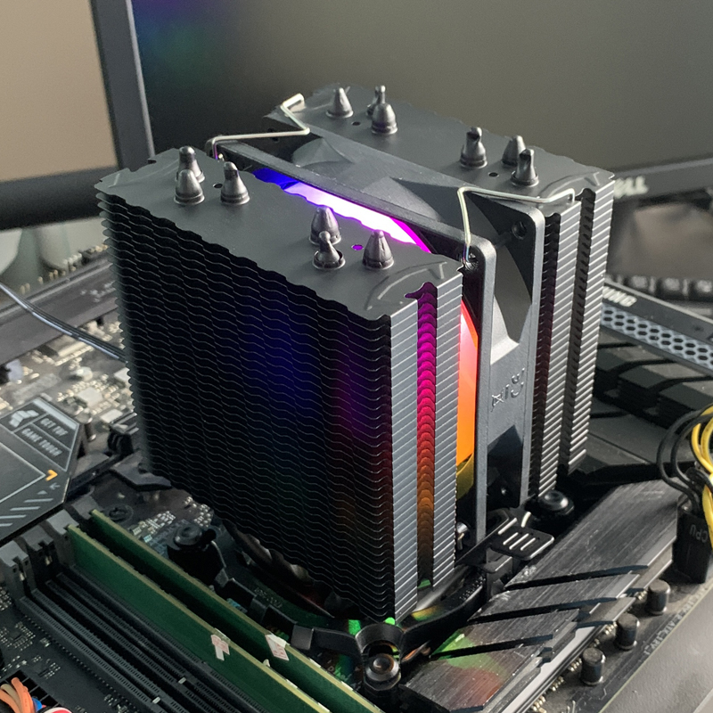 6 Heat Pipes CPU Air Cooler 4  - Air Cooler Cpu review and price